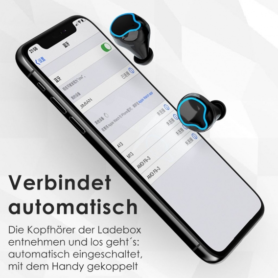 Kopfhörer Headset Xiaomi Redmi Note 9 Pro Bluetooth Ohrhörer TWS Wireless In-Ear