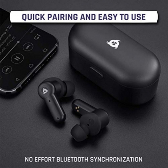 KLIM Pods  Bluetooth 5.0 Kopfhoerer in Ear + Hohe Klangqualitaet + Hervorragende Isolierung + Leichte  schnelle Kopplung + Lang 