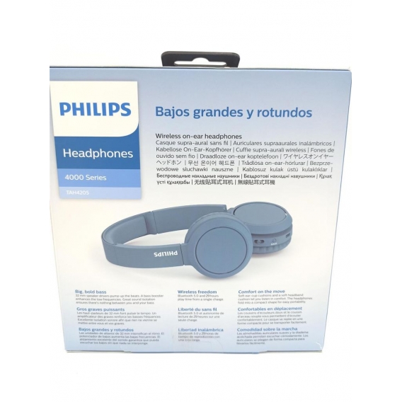 Philips 4000 series TAH4205BL/00 - Kopfhörer - Kopfband - Anrufe & Musik - Blau - Binaural - Digital Philips