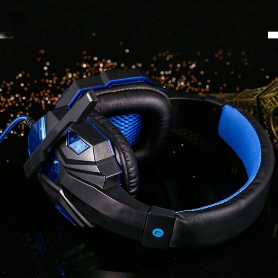 Durable Stereo Gaming Headset LED Lichtkopfhoerer mit Mikrofon Für Gamer