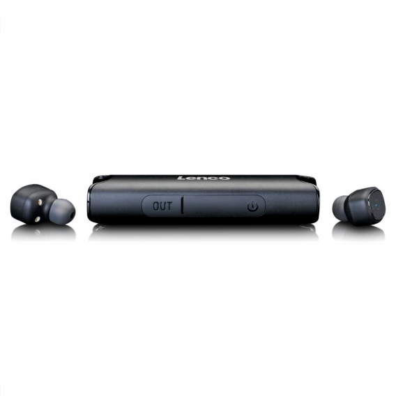 Lenco EPB-440BK - Bluetooth Kopfhörer Wasserdicht In-Ear Docking - Schwarz