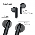 In-Ear Kopfhörer Bluetooth für iPhone, Huawei, Samsung, Xiaomi kabellose Kopfhörer Schwarz iMoshion