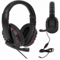 Gaming Headset PC Kopfhörer mit Mikrofon Stereo Sound für Laptop Handy Tablet