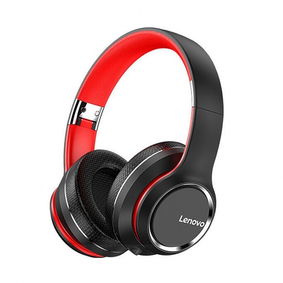 Lenovo HD200 Wireless BT Headset BT5.0 Geraeuschunterdrueckendes Stereo-Headset Faltbares Headphoe für Handy-PC Laptop Schwarz