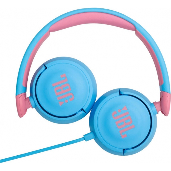 JBL JR310, Kopfhörer, Kopfband, Musik, Blau, Binaural, 1 m