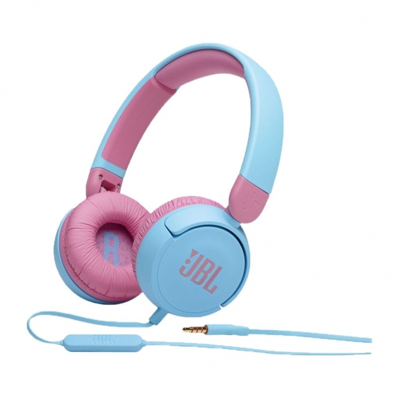 JBL JR310, Kopfhörer, Kopfband, Musik, Blau, Binaural, 1 m