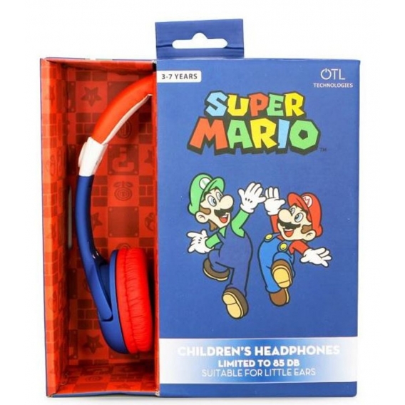 OTL kopfhörer Super Mario junior rot/blau