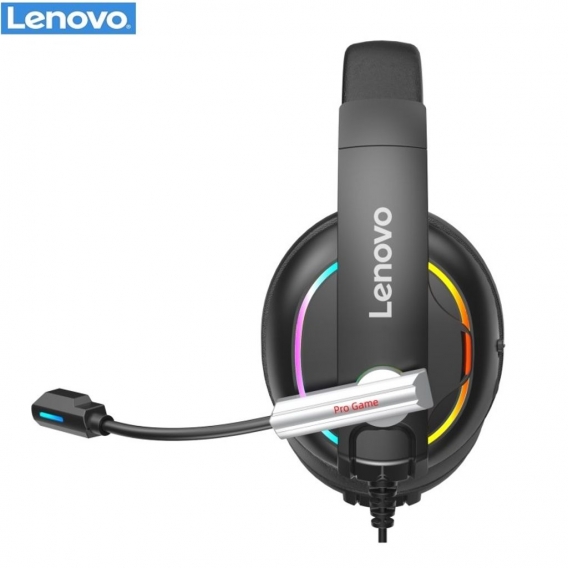 Lenovo HU75 Gaming RGB Beleuchtung Kopfhörer Headset mit Mikrofon kompatibel mit PS5 PS4 PC XBOX LAPTOP