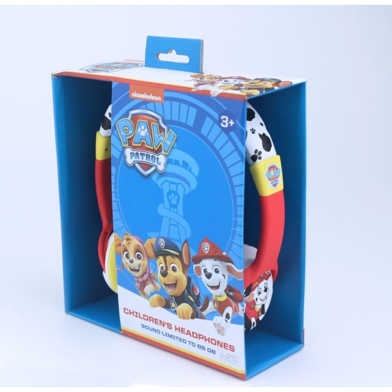 OTL Paw Patrol Marshall Stereo Kopfhörer für Kinder Blau | Kindgerechte Lautstärkebegrenzung (max. 85 dB) und verstellbares Kopf