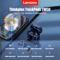 Lenovo thinkplus TrackPods TW50 TWS Halb-In-Ear-Kopfhoerer Bluetooth 5.0-Kopfhoerer Ohrhoerer mit Touch-Steuerung Headsets Kompa