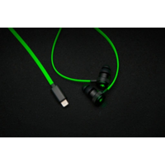 RAZER Hammerhead für iOS Lightning Connector In-Ear Kopfhörer black/green schwarz/grün