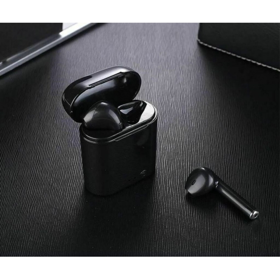 Wireless Bluetooth Kopfhörer Ear Kopfhörer iPhone X/7/8 Samsung 6/7/8/9 schwarz