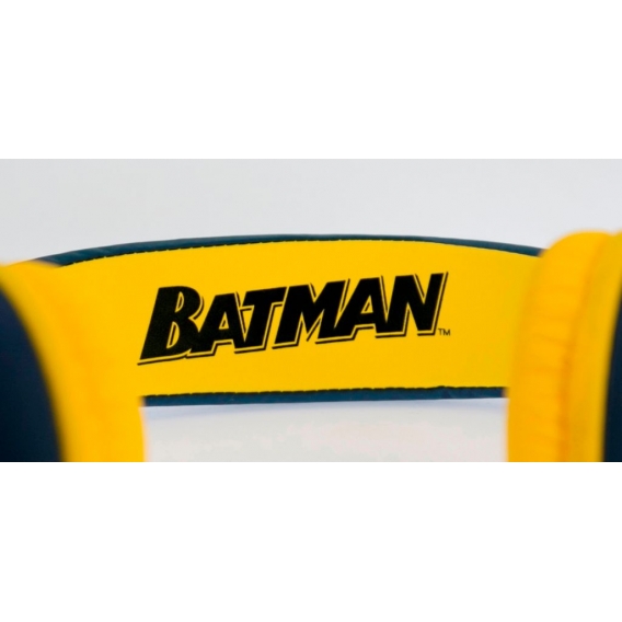 OTL DC Comics Batman Stereo Kopfhörer für Kinder Dunkel Blau | Kindgerechte Lautstärkebegrenzung (max. 85 dB) und verstellbares 