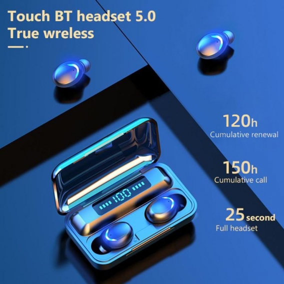 Bluetooth In Ear Headphones Earbuds for iPhone Samsung Android Wireless Earphone
