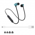 Magnetischer In-Ear-Stereo-Headset-Kopfhörer Drahtloser Bluetooth 4.2-Kopfhörer-Geschenk-Blau