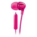 Philips SHE3705PK In-Ear Kopfhörer mit Mikrofon (satte Bässe, verstärkte Kabel, perfekter Sitz) pink