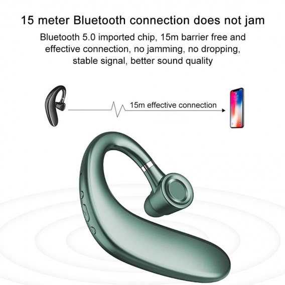 Bluetooth Headset Wireless Ohrhörer Bluetooth Kopfhörer Freisprechen Headset mit Mikrofon in Ear Bluetooth Earpiece für iPhone, 