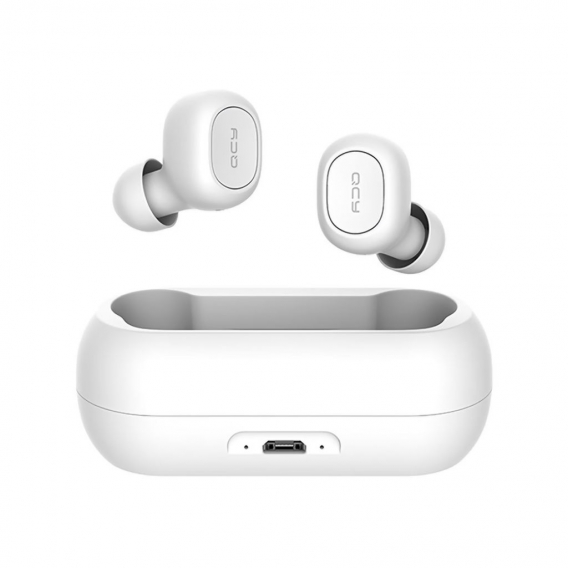 QCY T1C Bluetooth In Ear Kopfhörer Bluetooth 5.0 TWS Earbuds Drahtlose Kopfhoerer mit In-Ear-Stereo-Ohrhoerer mit zwei Mikrofone