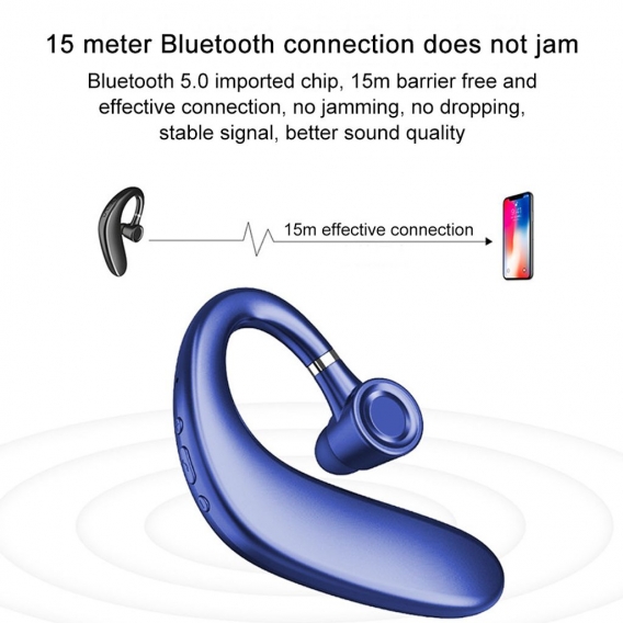 Bluetooth Headset Wireless Ohrhörer Bluetooth Kopfhörer Freisprechen Headset mit Mikrofon in Ear Bluetooth Earpiece für iPhone, 