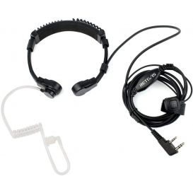 More about Retevis K001 Funkgerät Kehlkopfmikrofon Headset, 2-pin Ohrhörer Kopfhörer Kompatibel RT24 RT27 RT21 RT22 RT617 BF-88E BF-888S UV