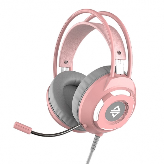 Ajazz AX120 - 7.1-Kanal-Stereo-Gaming-Headset Rosa