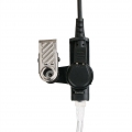 Retevis Funkgeräte Headset mit Mikrofon PTT Ohrhörer Security Kopfhörer Kompatibel mit 2-pin Motorola DP1400 CP040 Hyera Minland