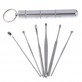 More about 6 Pcs Ohr Pick Ohrenschmalz Entfernung Kit Ohr Reinigung Werkzeug Set, ohr Curette Ohr Wachs Entferner Werkzeug mit Portable Sto