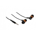 Handycop® Premium In Ear Kopfhörer Schwarz mit 3,5mm Klinkenanschluß Headset