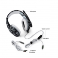 ONIKUMA K1 3,5 mm Gaming Headsets mit Mikrofon Stereo Sound Noise Reduction Musik Kopfhoerer für PC Neue Xbox Laptop DS PSP Tarn