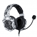 K8 PS4 Headset Camouflage Casque Kabelgebundener PC Gamer Stereo Gaming Kopfhörer mit Mikrofon LED Leuchten für XBox One / Lapto