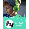 Planet Buddies Wired Headphones - Milo the Turtle - Grün