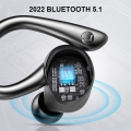 Pyzl Sport Bluetooth Kopfhörer, Bluetooth 5.1 Headset, Wireless Earbuds IPX7 Wasserdicht mit 42h Akkulaufzeit für USB-C, CVC 8.0