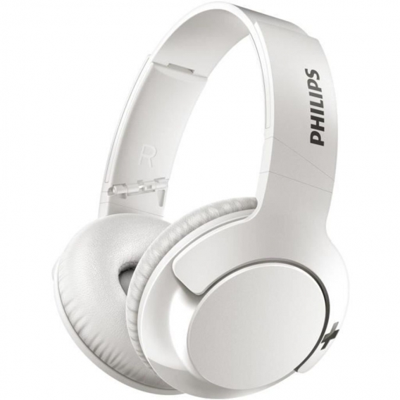 PHILIPS SHB3175WT / 00 Bluetooth Headset mit BASS + Technologie - 12 Stunden Akkulaufzeit - Weiß