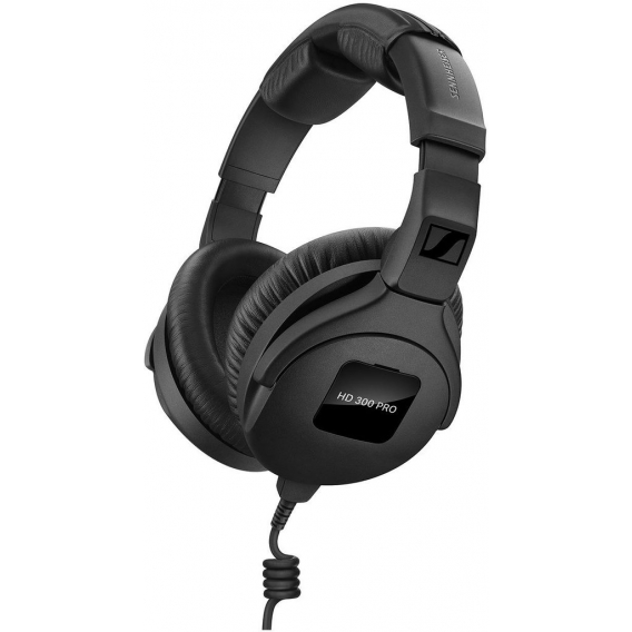 Sennheiser HD 300 PRO, Kopfhörer, Kopfband, Musik, Schwarz, 1,55 m, Irland