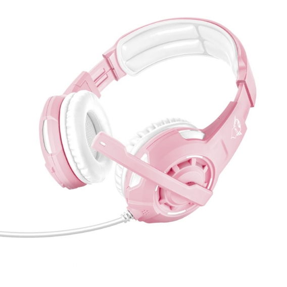 Trust GXT 310P Radius - Kopfhörer - Kopfband - Gaming - Pink - Weiß - Binaural - 1 m Trust