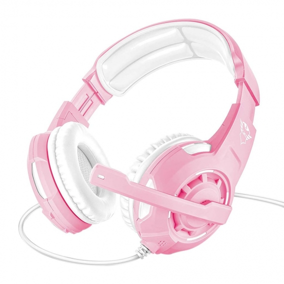 Trust GXT 310P Radius - Kopfhörer - Kopfband - Gaming - Pink - Weiß - Binaural - 1 m Trust