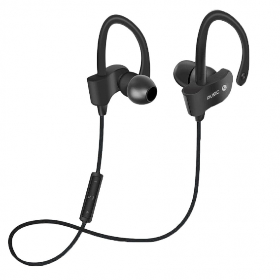 Sport Drahtlose Bluetooth Kopfhörer Headset Für Workout Running Work Home Farbe Schwarz