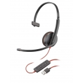 Poly Headset Blackwire C3210 monaural USB-A