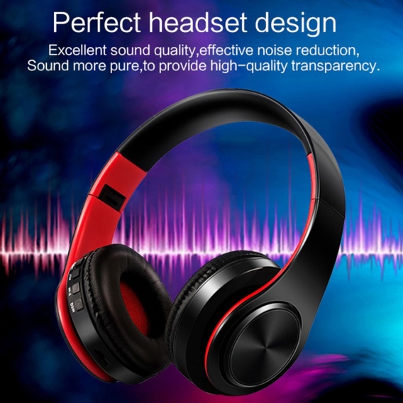 Faltbares Over-Ear-Hifi-Stereo-Bluetooth 5.0 Kabelloses Kopfhörer-Sport-Headset