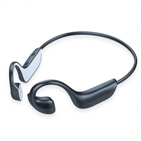 G-100 Knochenleitung BT5.1 H?ngende Headset-Ger?uschreduzierung T?gliches wasserdichtes Sport-Headset (dunkelgrau)