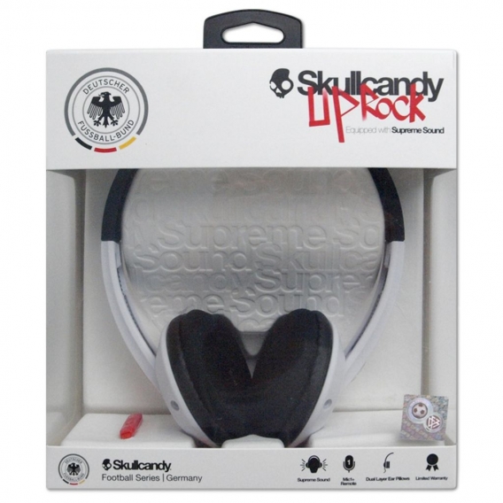 Skullcandy SGURGY-156 UPROCK Kopfhörer inkl. Mikrofon (3,5mm Klinkenstecker vergoldeter, 1,30mm Kabellänge)