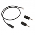 Rj9 Zu 3.5mm 2.5mm Stecker Adapter Stecker Für Telefon Headset Kopfhörer