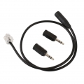 Rj9 Zu 3.5mm 2.5mm Stecker Adapter Stecker Für Telefon Headset Kopfhörer