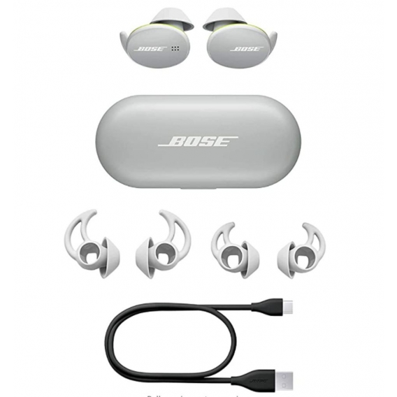 Bose Sport Earbuds-Auricolari Completell Wireless-Auricolari Bluetooth für Corse und Allenationen, Glacier Bianco  Bose