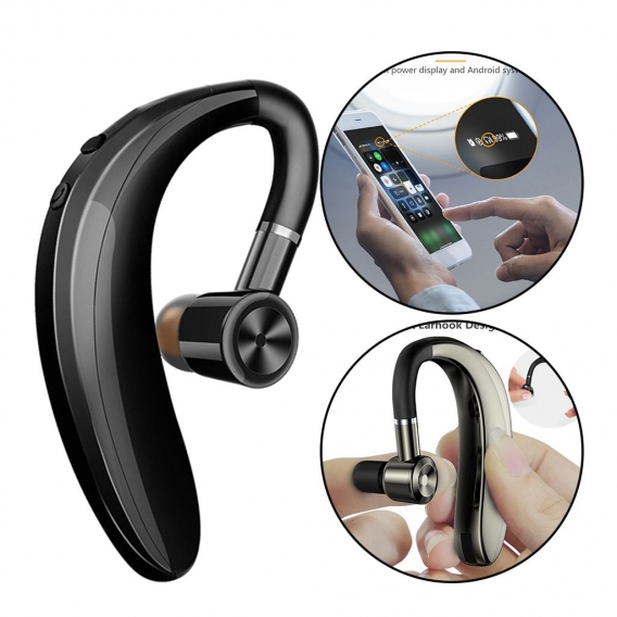 2x Bluetooth-Headset-Ohrbügel Freisprech-Kopfhörer Mit Integriertem Mikrofon