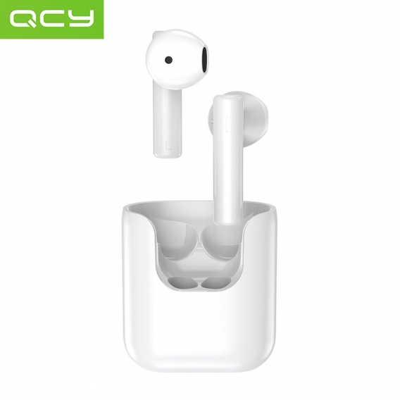 QCY T12 TWS Ohrhoerer BT 5.1 Drahtlose Half-In-Ear-Ohrhoerer Typ-C-Ladeanschluss Touch Control HD-Geraeuschunterdrueckung Sport-