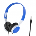 Head Mounted Headsets Stereo 3.5mm Interface Für Mädchen Jungen Blau Ohne Mikrofon Farbe blau ohne Mikrofon