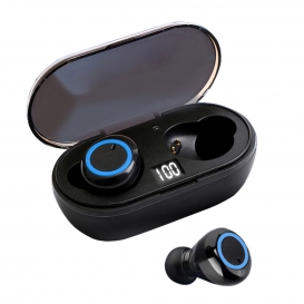 More about F1 True Wireless Earbuds Kopfhörer Game Noise Cancelling Laufen Touch Control Headset für Sport Gym iOS und Android Farbe Blau