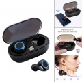 F1 True Wireless Earbuds Kopfhörer Game Noise Cancelling Laufen Touch Control Headset für Sport Gym iOS und Android Farbe Blau