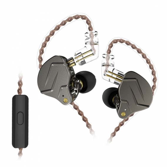 KZ PRO Kabelgebundener in Ear Kopfhörer mit Symmetrischem  Headset Monitor HiFi Kopfhörer Farbe Schwarz